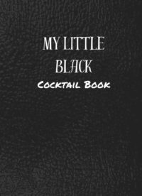 Blank cocktail recipe book