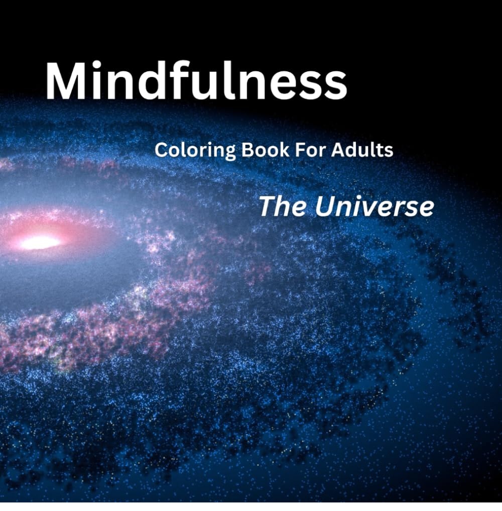 The Universe Mandala Coloring book for adults