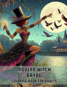 Modern Witch Bayou Coloring Book