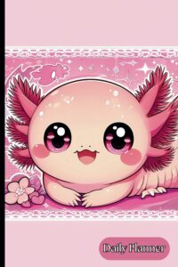 Kawaii Axolotl Personal Organizer Daily Planner