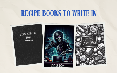 Recipe books to write in